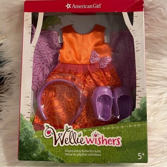 American Girl Wellie Wishers Shimmering Butterfly Outfit for Dolls Retired - Picture 2 of 3